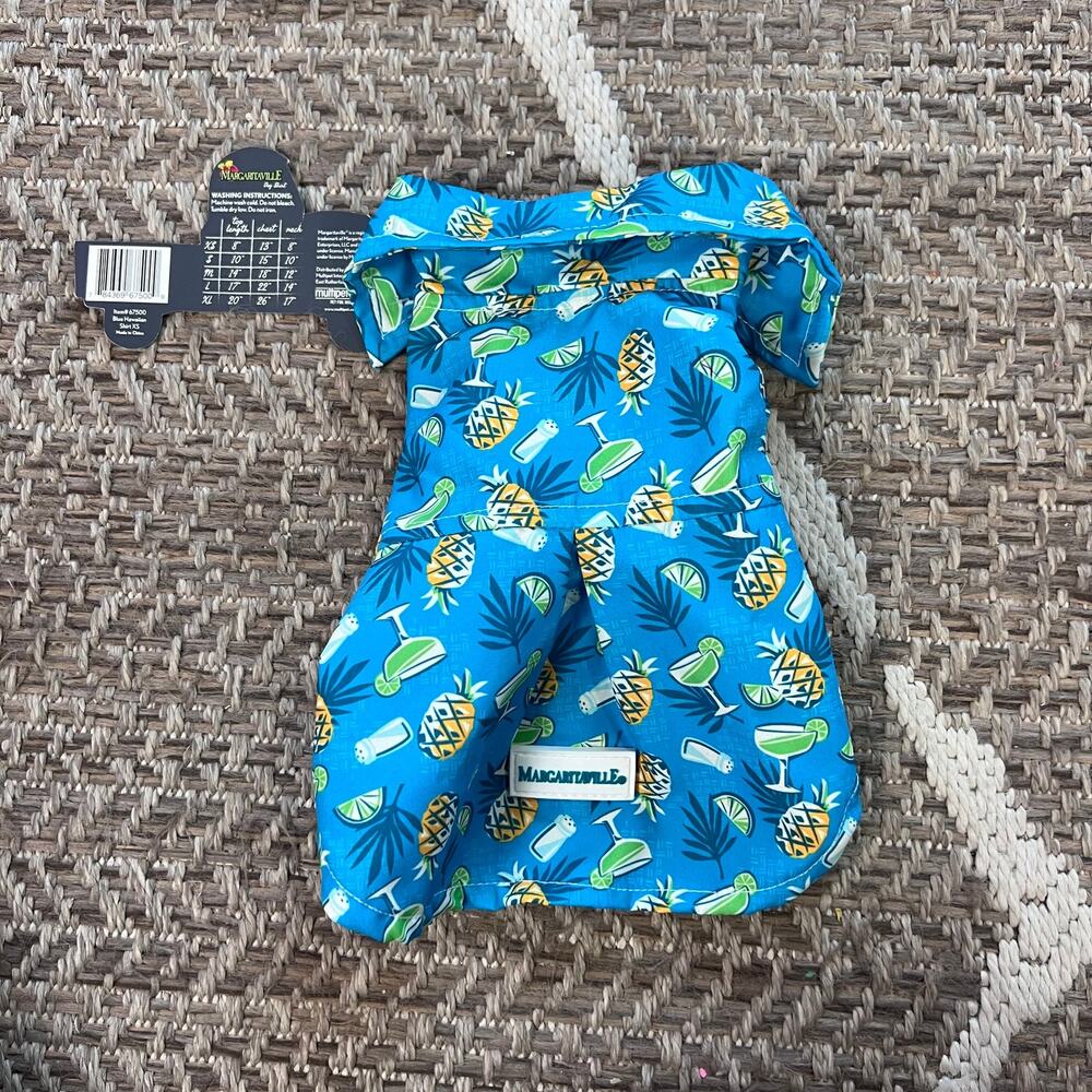 Margarittaville Dog Shirt Sz Extra Small